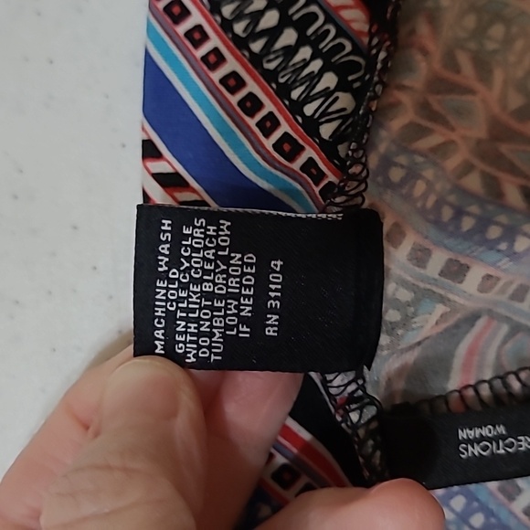 💥3for$12💥 New Directions women's Colorful pullon wideleg pants size 3X - Picture 6 of 8